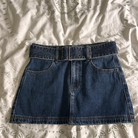 Denim Skirt From Glassons Size Depop