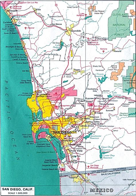 Map Of San Diego County - Printable Map Of San Diego County inside ...