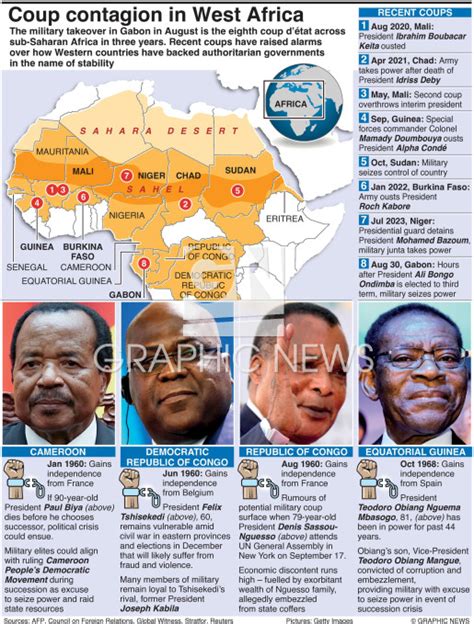 Military Risks Of African Coups Infographic