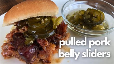 Pulled Pork Belly Sliders Recteq Rt 1250 Youtube