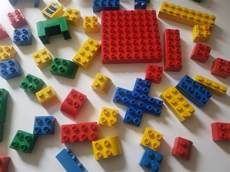 Vintage Lego Duplo Bricks Large Lego Building Blocks Huge Etsy