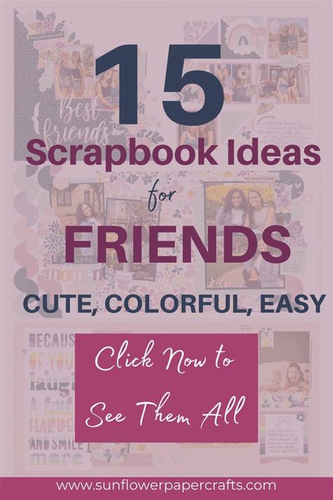 15 Friends Scrapbook Ideas | Friend scrapbook, Birthday scrapbook ...