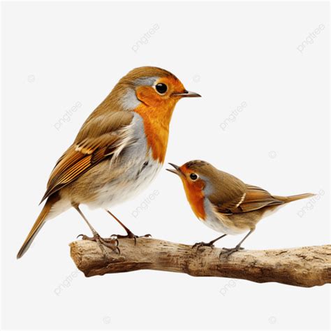 Nurturing Love Parent Robin Bird Feeding Its Chick, Bird, Robin, Robin ...