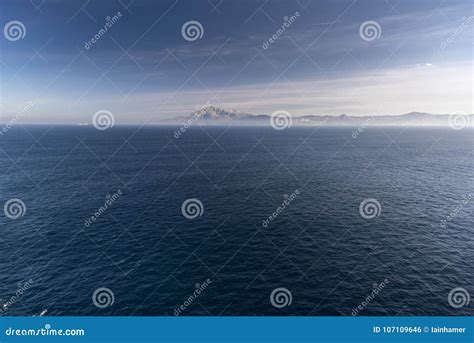 Jebel Musa Morocco from Queen Elizabeth. Stock Photo - Image of pillar ...