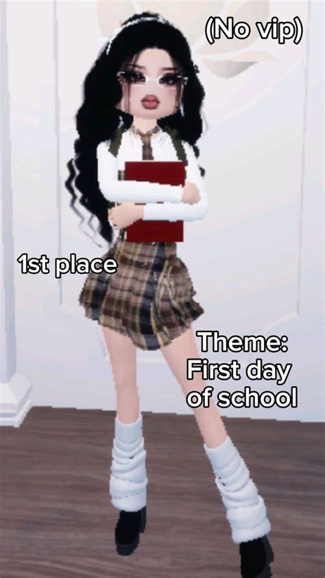 Dti Idea Theme First Day Of School No Vip In Dress To