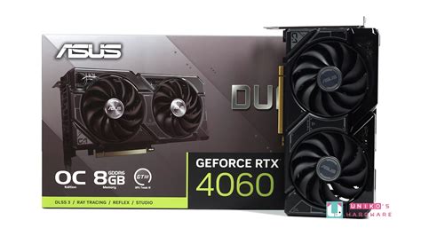 ASUS Dual GeForce RTX 4060 OC 8GB 評測開箱入門 RTX 40 系列顯示卡 UNIKO s Hardware