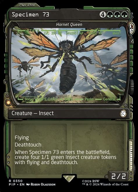 Hornet Queen • Creature — Insect Fallout Mtg Assist