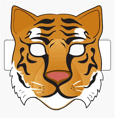 Printable Lion Face Mask, HD Png Download , Transparent Png Image - PNGitem