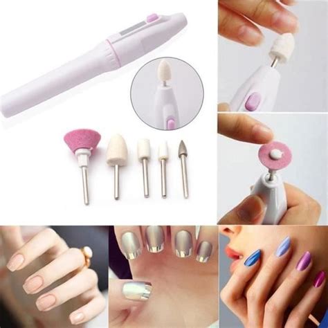 Kit Manucure Ponceuse Ongle Electrique Lime A Ongle Manucure P Dicure