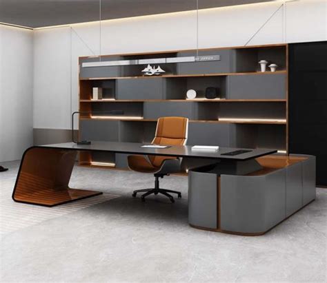 Luxury Executive Office Desk Modern Furniture L Shape Office Desk