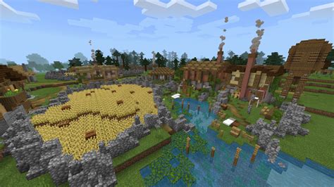 Lots of Progress on This Small Farming Village : r/Minecraftbuilds