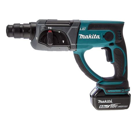 Makita DHR202RTJ 18v LXT SDS Plus Rotary Hammer 20mm Inc 2x 5 0Ah