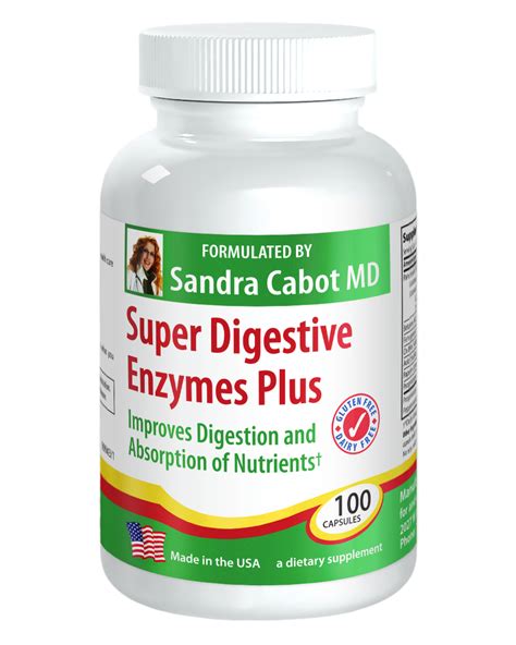 Buy Digestive Enzymes Super 100 Capsules Formulated By Dr Sandra Cabot