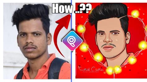 Picsart Portrait Cartoon Photo Editing Tutorial Portrait Image