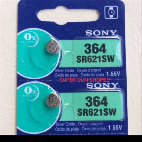 Jual Batre Battery Baterai Sony SR621 SR621SW Sony SR 621 364 ORIGINAL