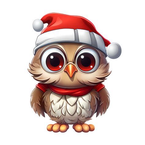 Christmas Owl Clip Art