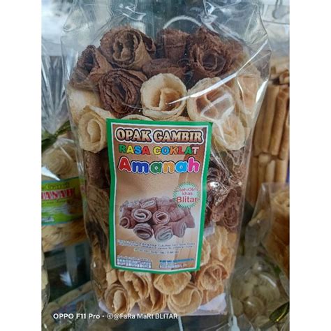 Jual Opak Gambir Rasa Coklat Khas Blitar Gr Shopee Indonesia