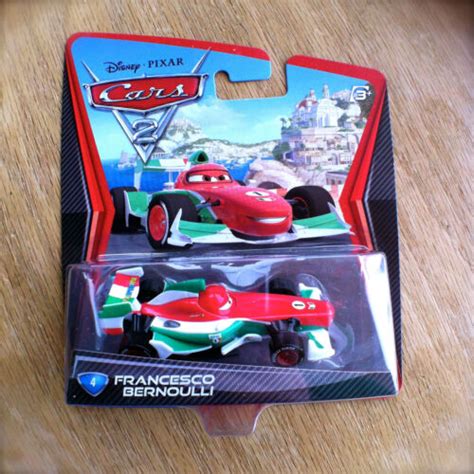 Disney Pixar Cars Francesco Bernoulli Ka Ciao Lightning Mcqueen 2 Pack Rare