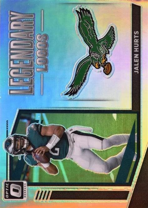 Jalen Hurts Optic Ll Legendary Logos Price Guide Sports Card