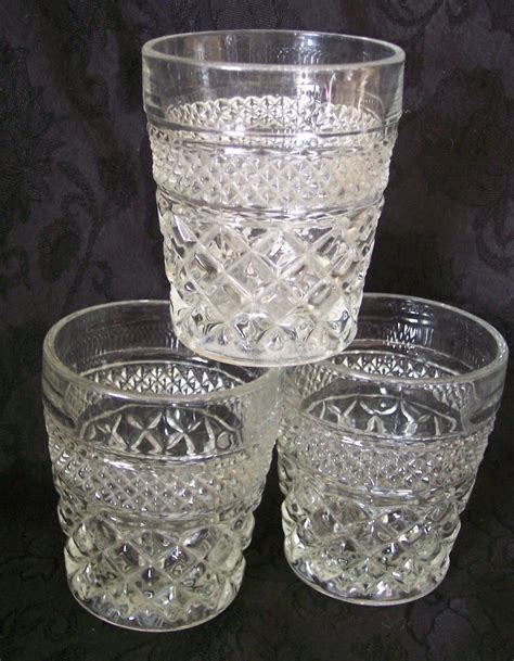 Set Of 2 Or 3 Anchor Hocking Wexford On The Rocks Old Fashioned Tumblers Or Glasses Anchor