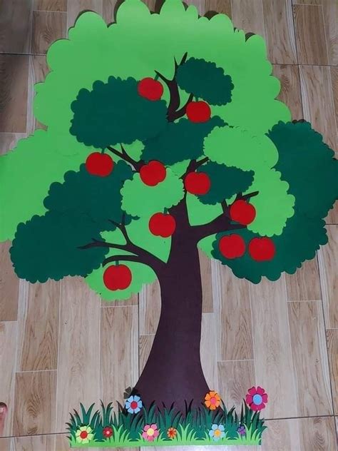 School Board Decoration School Decorations Tree Crafts Paper Crafts