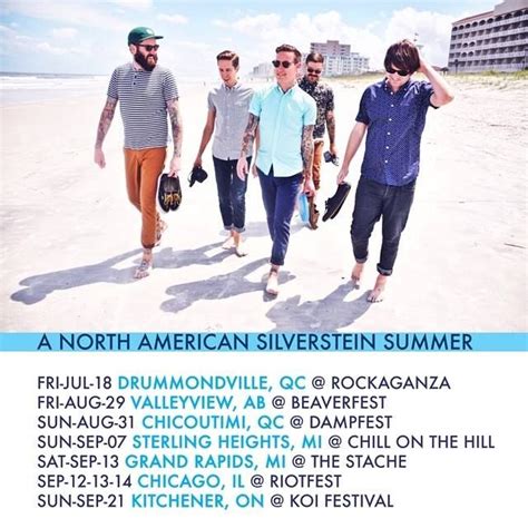 Silverstein Announces “A North American Silverstein Summer” Tour ...