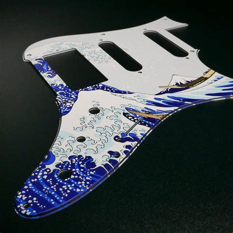 Ibanez Pickguard Az Series Modern Style The Great Wave Off Kanagawa