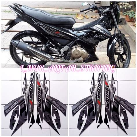 Stiker Striping Lis Body Motor Suzuki Satria Fu Facelift