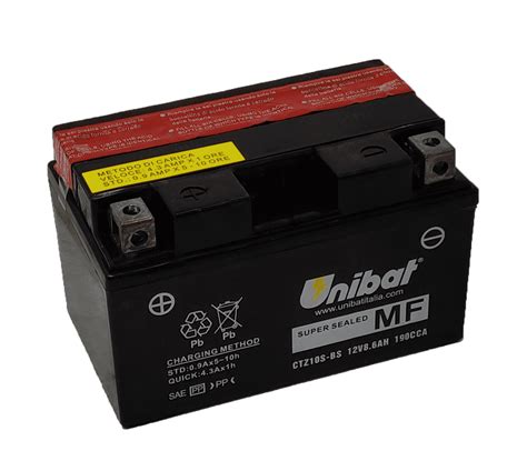 Ctz S Bs Unibat Motorcycle Battery The Battery Guys