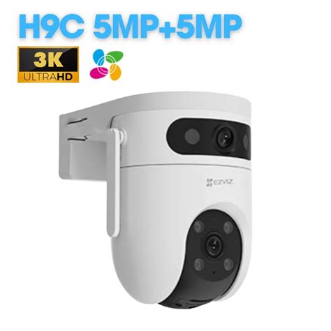 ⚡️กล้องวงจรปิดไร้สาย⚡️ezviz รุ่น H9c Dual 3k And 3k Dual Lens Pan And Tilt Wi Fi Camera การติดตาม