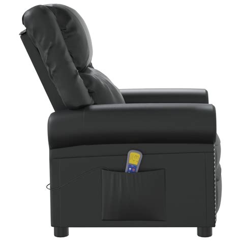 Tip Fauteuils électriques Fauteuil De Massage Inclinable Noir