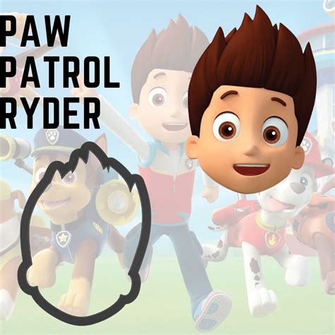 Free Stl File Cortador De Galletas Paw Patrol Ryder・object To Download