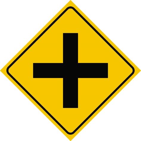 Cross Road Sign - ClipArt Best