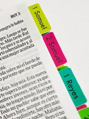 Tabs Pestañas Autoadhesivas Para Biblia Catolica Fluor MercadoLibre