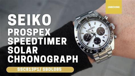 Unboxing Seiko Prospex Speedtimer Solar Chronograph Ssc Sbdl