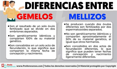 Diferencias Entre Gemelos Y Mellizos