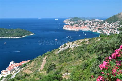 The Ancient City of Dubrovnik on the Adriatic Coast, Croatia Stock Photo - Image of beach ...