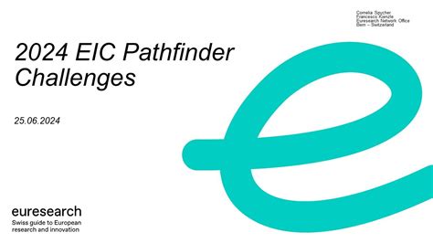 Eic Pathfinder Challenges Euresearch Webinar Youtube