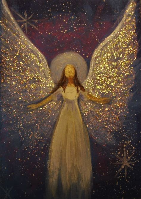 Intuitive Angel Painting By Breten Bryden Original Angel Painting