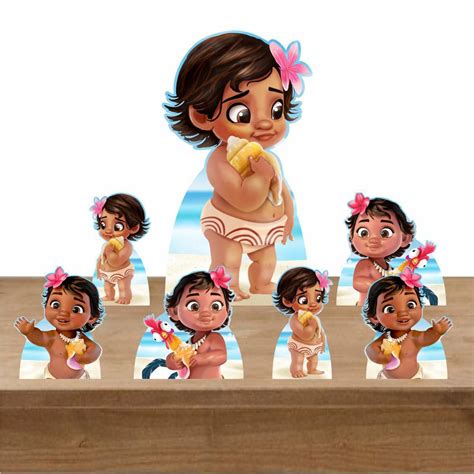 Kit Decora O De Festa Totem Display Moana Baby Pe As No Shoptime