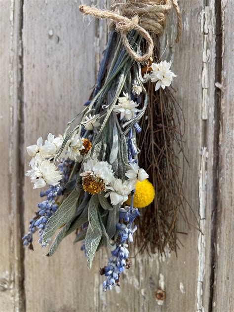 Handmade Dried Flower Broom Tiny Natural Beautiful - Etsy