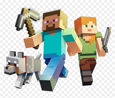 Minecraft Steve And Alex Wallpaper