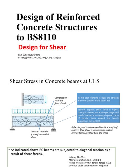 4 Shear Design | PDF | Beam (Structure) | Stress (Mechanics)