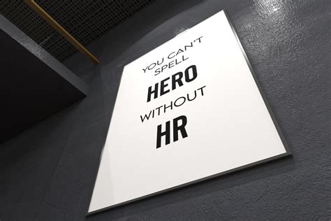 Funny Office Decor, Funny Wall Art, Work Poster, Office Decor Print, I Cant Spell Hero Without ...