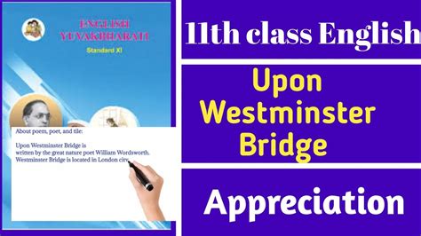 Th Class Upon Westminster Bridge Appreciation English Video