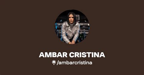 AMBAR CRISTINA Instagram Facebook TikTok Linktree