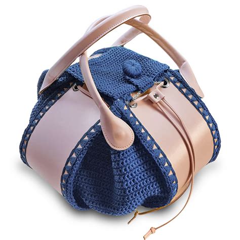 Le sac au crochet de l année Sac Crazy en Couleur Rose Poudré Tessiland