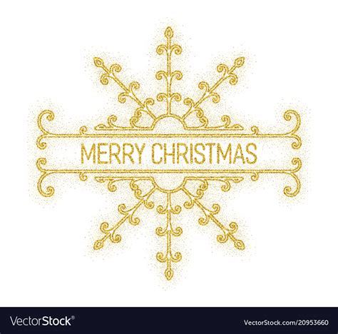 Merry Christmas Inscription Royalty Free Vector Image