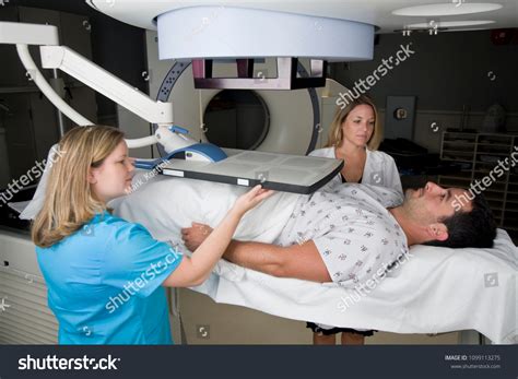 Man Receiving Radiation Therapy Treatments Prostate Stock Photo ...