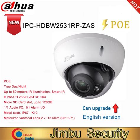 Dahua Original Ip Camera Mp Ipc Hdbw Rp Zas H H Sd Card